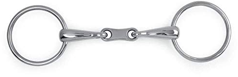 Lorina French Link doppelt gebrochene Wassertrense (6.5in / 165mm) (Silber)