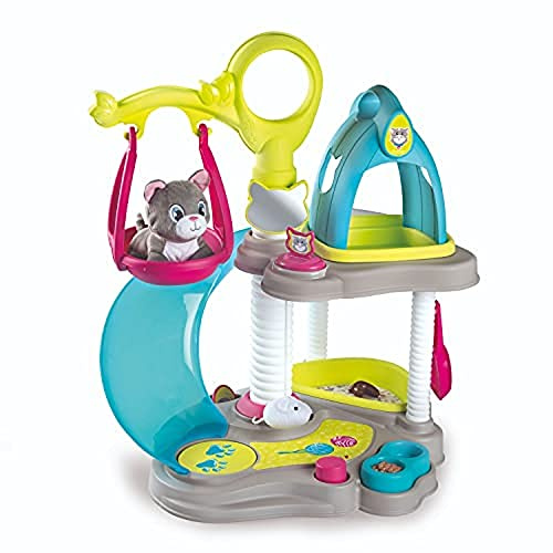 Smoby - La Casa de los Gatos, con Gato de Peluche, para Niños a Partir de 3 Años - 48 x 44 x 57 cm