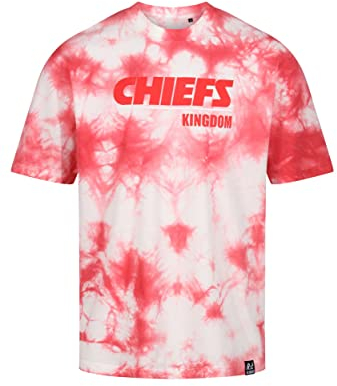 Recovered Kansas City Chiefs NFL Tie-Dye Relaxed Oversized T-Shirt Red White - XXL
