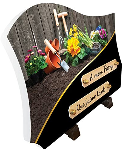 ARTIS FUNERAIRE Plaque funéraire Le Jardin