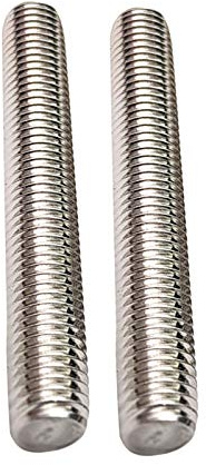 Tige entièrement filetée, tige de barre filetée de goujon, attaches de goujons de barre de tige entièrement filetées M8 en acier inoxydable longueur 11,8/15,7/19,6 pouces 2 pièces, M8 X 300 mm (2 pièc