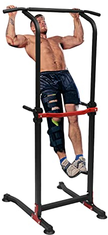 Multifunktionale Dipstation Pull Up Kraftstation Mit Klimmzugstange Klimmzug Rack Stand Trainingsbar Fitnesstraining Bar Dip Station Power Tower Fitnessstudio TrainingsgeräT Gerä 165-210Cm