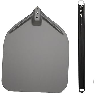Pelle Pizza 12inch Pizza Peel Aluminum Pizza Shovel With Long Handle Custom Pizza Paddle Factory Pastry Baking Accessories Kitchen Tools Pelle A Pizza (Color : 40cm handle-02, Size : 12)