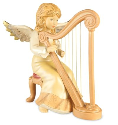 Goebel Engelfigur Sanfte Melodie Champagner - Himmelsboten Weihnachten