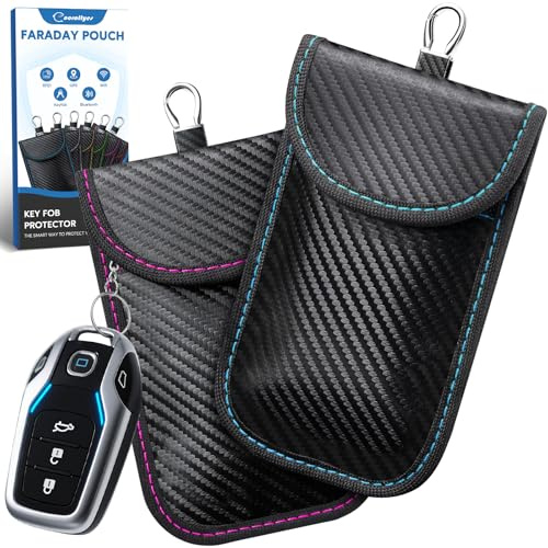 Coorattyes Keyless Go Schutz Autoschlüssel,autoschlüssel RFID Schutz, Signalblockierung,autoschlüssel Schutz keyless