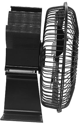 ULDIGI 1pc Fireplace Fan Heat Powered Log Burning Stove Fan for Efficient Air Circulation No Electricity Required Simple Stylish Design for Wood Stoves Portable Home Heater Accessory