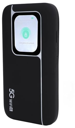 5G Modem Wire Less Router, 5G Portable WiFi6 Mobile Hotspot, Portable Wi - Fi Device for Travel, Ultra High Speed Mobile Hotspot Device with SIM Slot, Support 16 Devices, 7100mAh