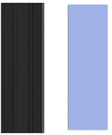 TIANQUXNGI Disipador de calor SSD M.2 NVME para disco duro M.2 2280, disipador de calor de aluminio, almohadilla de refrigeración térmica