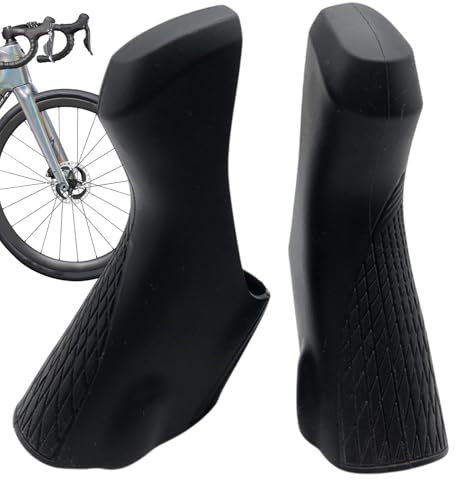 LearnLyrics Schaltknaufkappen für Rennräder, Bremshebel für Fahrräder, elastische Silikonabdeckung | Komfortable Bremshebelabdeckung, Schalthebelabdeckung für