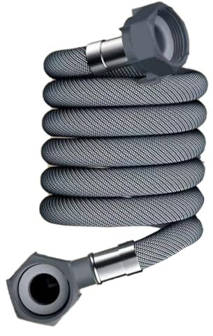 Fcnjsao Washing Machine Inlet Hose Flexible Dishwasher Hose Extension Washer Corrugated Inlet Pipe Seal Washing Machine Hose
