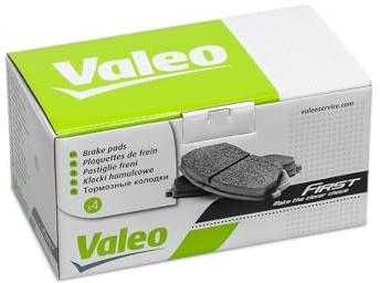 Valeo Jeu de 4 Plaquettes de Frein Essential 302778, Essieu Avant