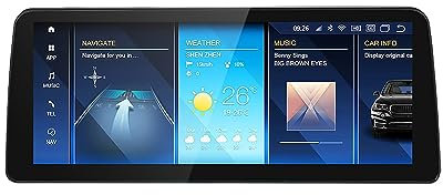 HYSHAOLE Android 12 Doppio Din Touch Screen Autoradio Ricevitore GPS Navigatore Satellitare per B-MW Serie 3 E90 E91 E92 2005-2008 12.3'' Lettore Multimediale Supporta WIFI Bluetooth Mirror Link TPMS