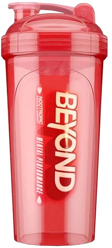 Body-Plus Beyond 700ml Protein Shaker Bottle - Leak-Proof Gym Shaker Bottle, Includes Mixing Grid for Smooth Lump-free Mix - Dishwasher Safe Protein Shake Bottle for Gym, Fitness