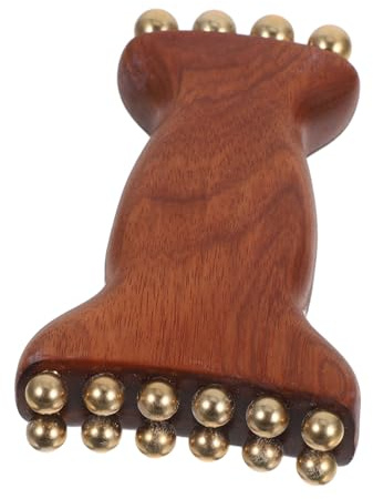 Veemoon Sandelholz Gesichtsmassagegerät Holz Gesichts Gua Sha Werkzeug für Frauen Gesicht Hals und Kopf Massage Manuell Tragbar zur Hautpflege und Entspannung