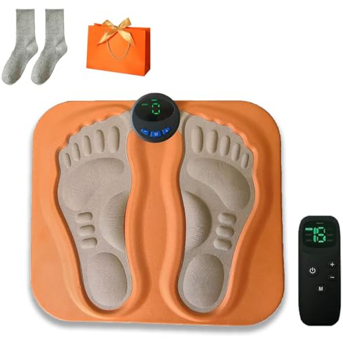 Relievy NMES Nervenstimulator, Tragbares Fußmassagegerät Durchblutung mit Fernbedienung zur Zuhause Büro, Egen Taubheit, Kribbeln und Nervenschmerzen