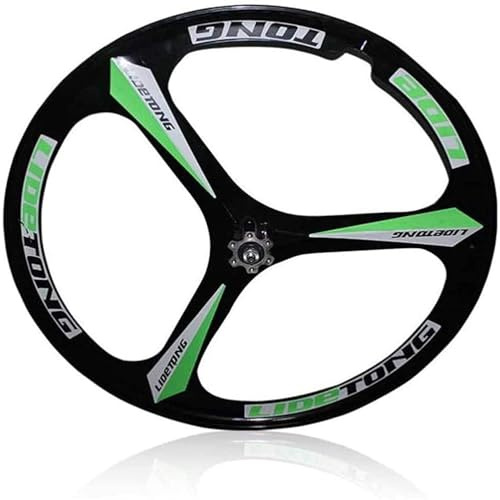 26-Zoll-Rennrad-Laufradsatz Vorne Und Hinten, Radsatz Aus Magnesiumlegierung Mit Scheibenbremse, Grün