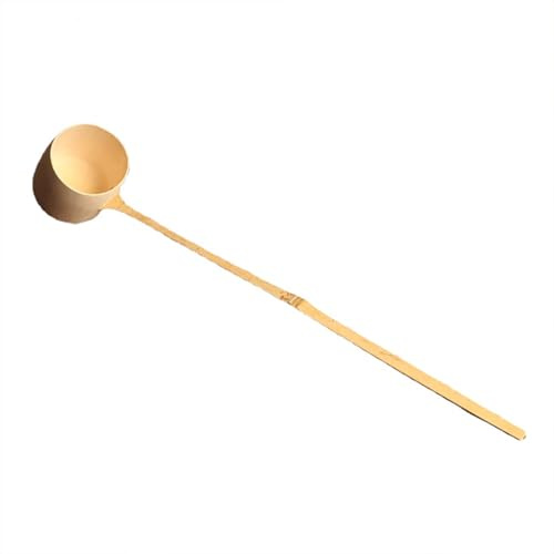 MAHUXIANG Bamboo Water Scoop - 6 Packs, Extended Long Handle Dipper for Tea Ceremony, Sauna & Garden, Traditional Handcrafted Ladle for Watering Plants (13-14.17 Inch)