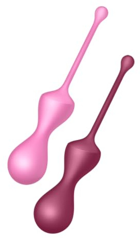 Satisfyer Kegel Trainers | Effektives Beckenbodentraining | 71 g | Sex Toys | Set mit 2 Kugeln (71 g & 110 g) | Vaginalkugeln aus Silikon | Training & Luststeigerung | Erotik | Sex Spielzeug für Paare