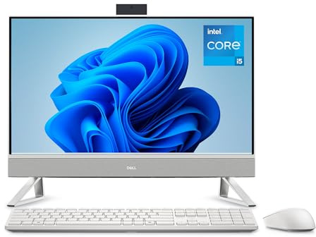 Dell All-in-One Desktop - Intel Core i5-1334U, 16GB RAM, 512GB SSD | 23.8'' FHD, Intel UHD Graphics, Windows 11 Home, Wi‑Fi 6E, HDMI, USB‑C, Ethernet, Keyboard & Mouse