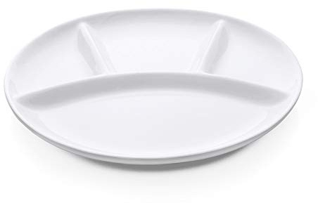 WAS 4934 240 Lot de 6 Assiettes à fondue en porcelaine Bavaria 24 cm de diamètre
