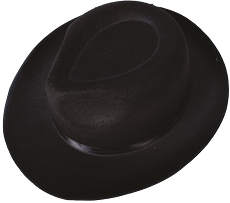 P 'tit Clown 34760 Hut Filz AL Capone Erwachsene – Schwarz
