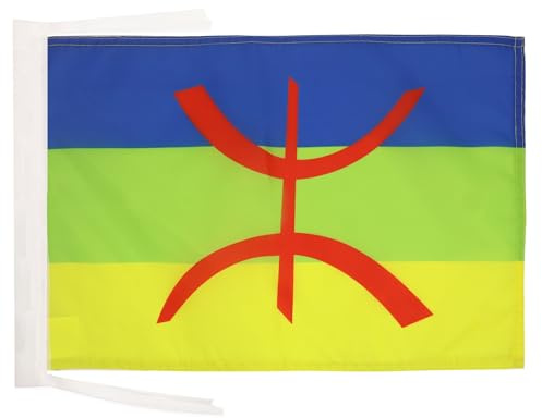 AZ FLAG Bandera Cabilia 45x30 cm Berbera Poliéster Ligero Cuerdas