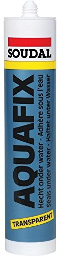 Soudal 104072 Fugendichtungsmasse Aquafix, 310 ml, Transparent