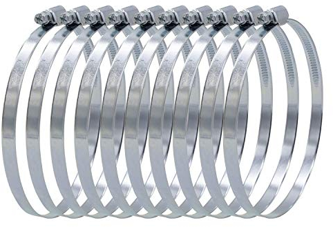 VARIOSAN Schlauchschellen Set 11091, 10 Stück, Spannbereich 100-120 mm, Bandbreite 9 mm, W1