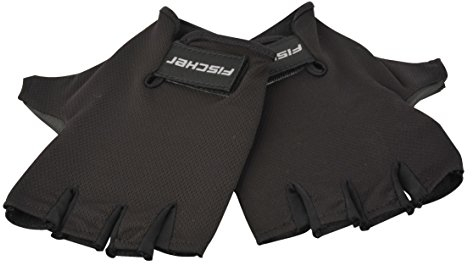 FISCHER Erwachsene Fahrradhandschuh, Sporthandschuh, Handschuh Classic L/XL, schwarz, waschbar, mit Ausziehhilfe, gepolstert