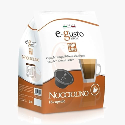 POP CAFFE' Nescafé Dolce Gusto - 48 cápsulas compatibles con capuchino a avellana