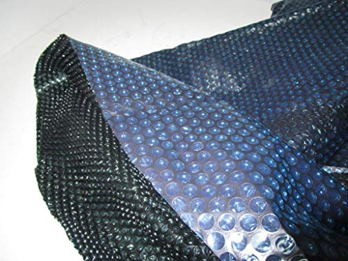 SPIRATO Solarnoppenfolie Blau/Schwarz Solarplane Pool Abdeckung 488cm