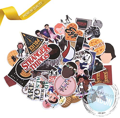 PSL 66 st pack Stranger Thing figur klistermärken set anime leksak klistermärke för bagage skateboard motorcykel laptop vattentätt klistermärke