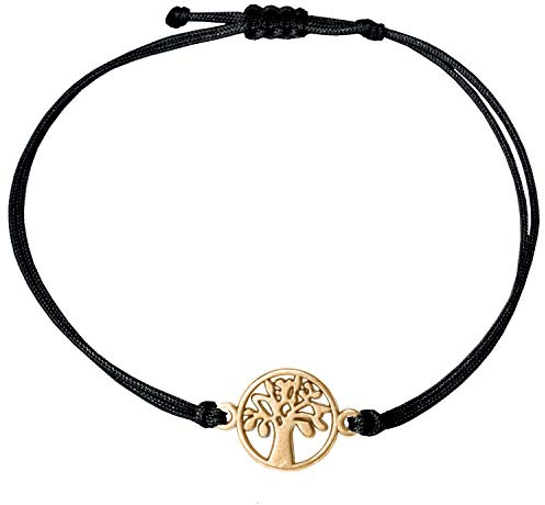 Selfmade Jewelry Armband Damen Lebensbaum Handgemachtes Makramee Armbändchen Größenverstellbar Inkl. Geschenk-Verpackung