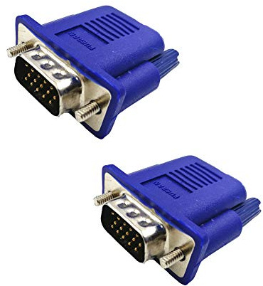 FUERAN Plug factice sans tête Émulateur d'écran fantôme en aluminium de qualité supérieure (convient sans tête 1920 x 1080 New 4RD@60Hz) (VGA-2P)