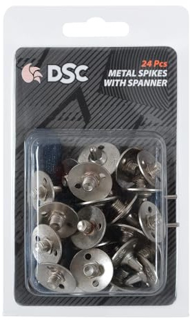 DSC Unisex – vuxen METALSPIKES cricket, flerfärgad, förpackning med 24
