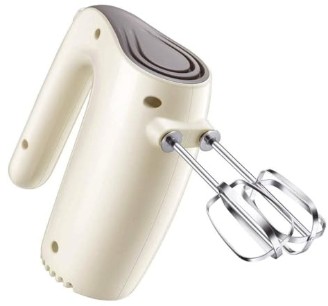 Mini Batteur à Main éLectrique, Batteur à Oeufs De Cuisine Portatif, MéLangeur Compact Puissant Domestique, pour MéLanger Les Biscuits, Brownies, GâTeaux, PâTes à PâTe, CrèMe (220 V)