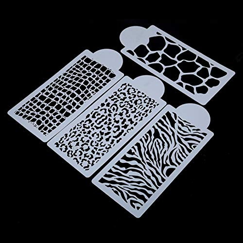 Robuste Kuchen-Design-Schablone, Kuchenmuster-Schablone, 26,5 x 11,3 cm / 10 x 4,45 Zoll für Kuchen