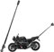 Motorradhalterung mit Ausziehbarer Selfie Stick | Halterung Fahrrad und Motorrad für GoPro Hero 13 12 11 Insta360 X4 X3 X2 Ace Pro DJI Action Kamera