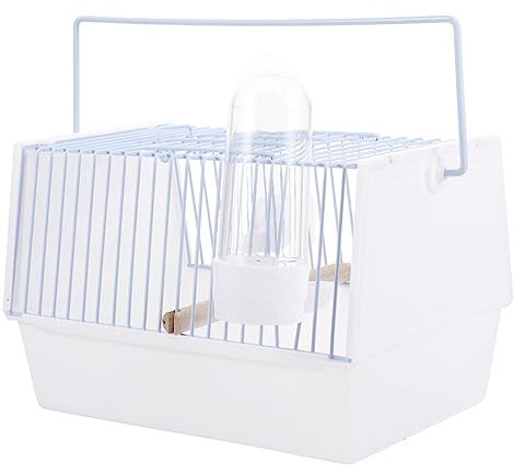 Ipetboom 1satz Tragbarer Vogelkäfig Aus Metall Für Kleine Vögel Handgefertigter Papageienkäfig Für Reisen Mit Wellensittichen Und Anderen Kleinen Vögeln Modell