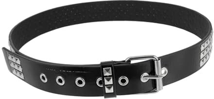 WOFASHPURET Nietengürtel Aus Pu-leder Modischer Hüftgürtel Für Alltag Partys Und Shopping-dekoration Langlebiger Und Praktischer Gürtel