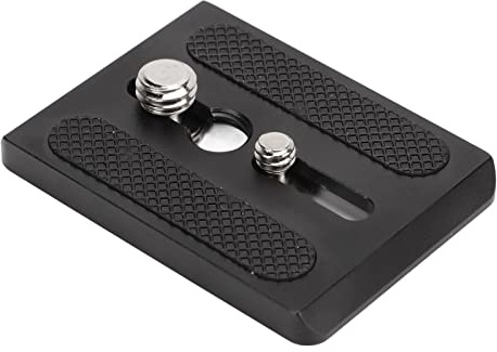Camera Quick Release Plate with 1/4in 3/8in Screw Thread, Camera Tripod Head Plate Adapter, Tripod Mount Plate for Sachtler FSB 6T FSB 8T DV2 DV 8 DV 10sb DV10 Video 14II