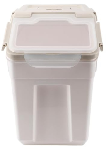 Lebensmittelbehälter, Reisbehälter, Wasserdicht, Verdickter Reis-Aufbewahrungsbehälter mit Messbecherdeckel, Reis-Aufbewahrungsbehälter für die Küche (25 kg)