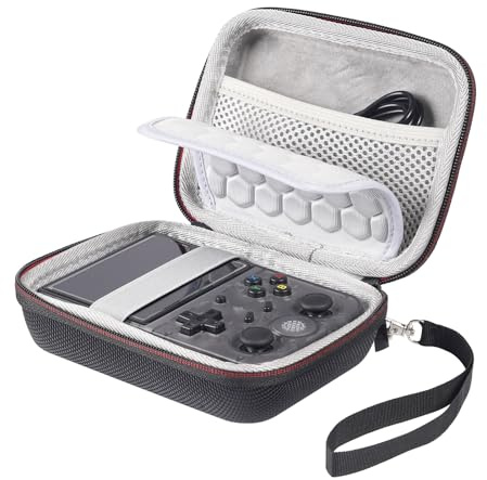 AONKE Hard Travel Case Bag for RG353V/ RG35XX/ RG353VS RG35XX Plus Retro Handheld Game Console