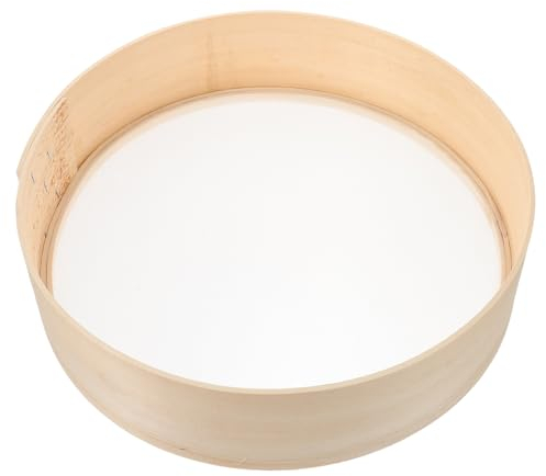 qiqiaollo Mehlsieb, Sieb for die Küche, Mehlsieb, Holz, manuell, Mehlsieb, Mehlsieb, Backwerkzeug, Sieb for Backen, Holz, Backsieb, Mehlsiebwerkzeug, Siebwerkzeug/669