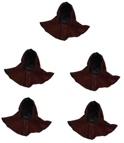 Artibetter 5piezas Capucha De Soldadura De De Con Drapeado Para Cuello y Gorro Protector Ignífugo Para Soldadores Para Mujeres y Hombres