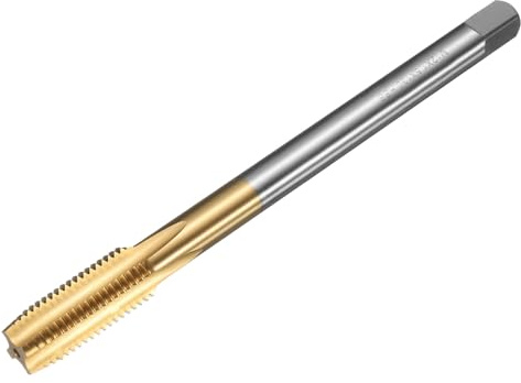 sourcing map Metric Thread Tap M12 x 1.5 H2 130mm Straight Flute Screw Thread Milling Machine Taps Threading Tapping Repair Tool