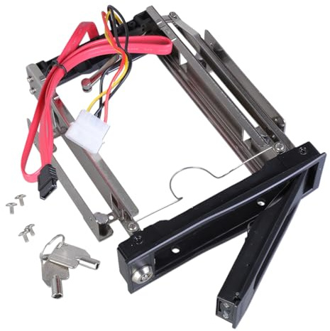 Adaptador de soporte de montaje interno de acero inoxidable para disco duro de 3.5 pulgadas a .25, marco de 3 pulgadas con bahías de disco duro LED