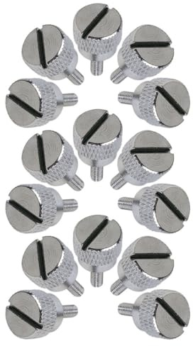 ARTSEWPLY Viti Piedino Premistoffa 15 Pezzi a Testa Zigrinata per Macchina da Cucire Domestica, Accessori di Fissaggio Resistenti per Cucito Preciso e Rapida Sostituzione, Compatibili Vari