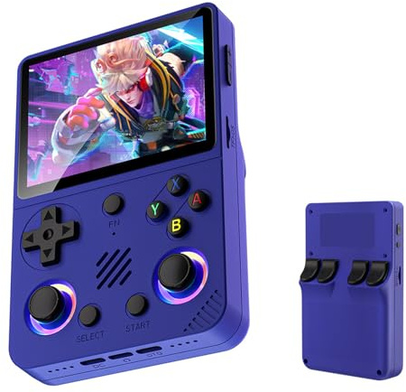 Consola de juegos portátil con pantalla 3D de 3.5 pulgadas con almacenamiento de 64 G/128 G, dispositivo portátil para videoconsola retro moderna