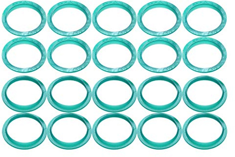 iSuperb Dichtungsring für Kaffee Kapseln Ersatz Silikonring DichtungString Set Kompatibel mit Teil der Serie Nespresso Maschine, Silicone Seal Filter Replacement Ring(20 Dichtungsring)